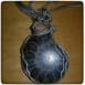fossil stone with silver pendants
