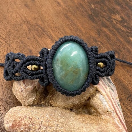 00A066 feature Andean Opal with macrame