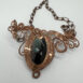 gem silica gemstone with copper pendants